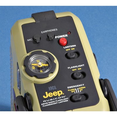 Jeep Rubicon 戶外多功能燈緊急照明燈指南針收音機溫度計露營登山野外 Yahoo奇摩拍賣