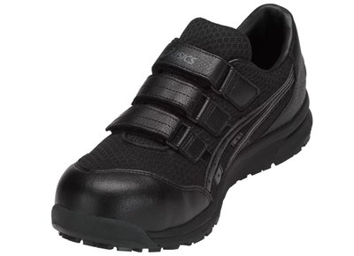 勞工 日本 亞瑟士 ASICS 安全鞋 CP202 黑 輕量化 工作鞋 防護鞋 防滑 透氣 魔鬼氈