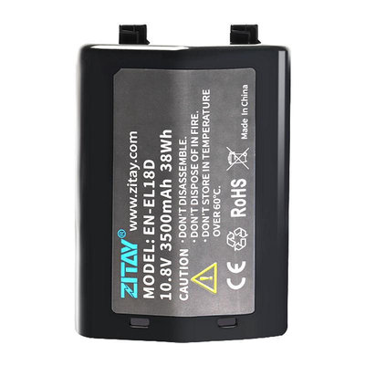 相機電池ZITAY希鐵EN-EL18D適用尼康Z9電池NIKON D6/D5/D4/D4s單反相機電池大容量 充電器
