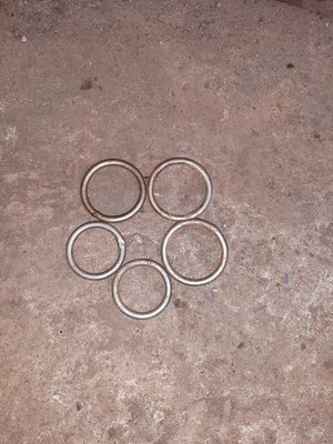 中古 白鐵環 不銹鋼環 直徑40～56mm環徑5mm