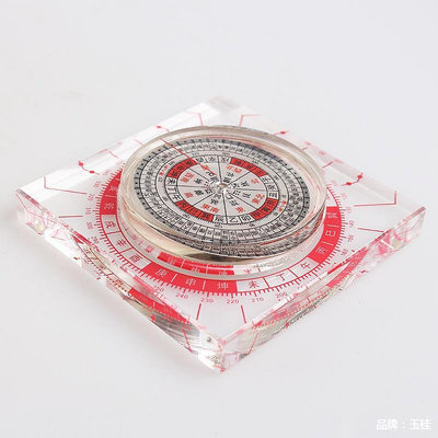 全自動水晶羅盤 袖珍小羅盤 水晶小羅盤簡單實用精品羅盤