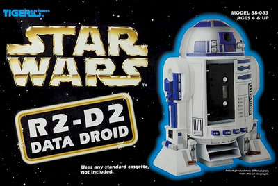 TIGER ELECTRONICS ~ 星際大戰 STAR WARS R2-D2 DATA DROID 卡式錄音帶播放機