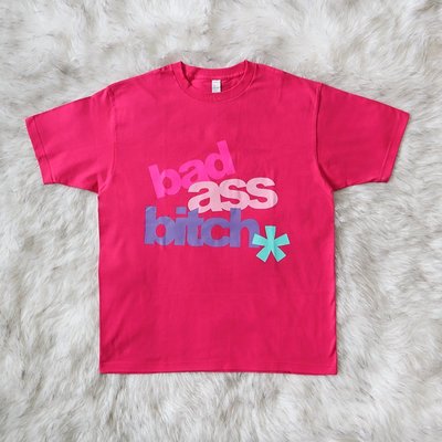 【全新】Justin bieber Purpose tour BAD ASS BITCH 周邊巡演短袖T恤 可開發票