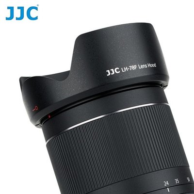 我愛買JJC副廠Canon遮光罩EW-78F遮光罩適RF佳能24-240mm f4-6.3 IS USM f/4-6.3