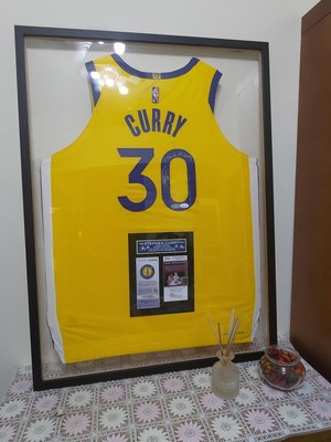 Stephen Curry  21-22賽季 75週年紀念款 宣告版AU球衣 親筆簽名加簽座右銘