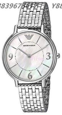 美國代購EMPORIO ARMANI 亞曼尼手錶 AR2507 鋼帶石英腕錶 簡約時尚優雅女士手錶