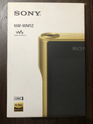 自售SONY NW-WM1Z 256GB金磚旗艦數位隨身聽播放器，可面交