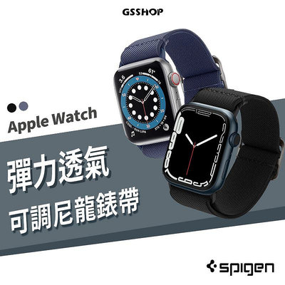 韓國 SGP spigen Apple Watch Ultra2 S9 42/44/45/49mm 彈力透氣 尼龍錶帶