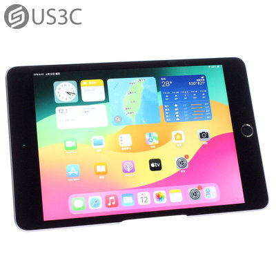 【US3C-台南店】台灣公司貨 Apple iPad mini 5 64G WiFi 太空灰 Touch ID 神經網路引擎 二手平板 Ucare保固6個月