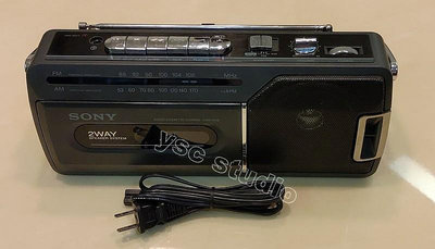 【台灣 現貨】SONY CFM-140II 手提收錄音機 AM/FM/卡帶
