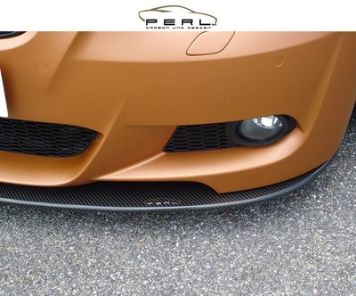 【樂駒】Perl Carbon Design BMW 3er E92 E93 M-Paket 碳纖維 前下擾流 前下巴