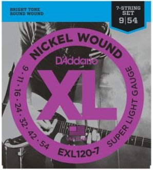 DʼAddario EXL120-7 電吉他弦