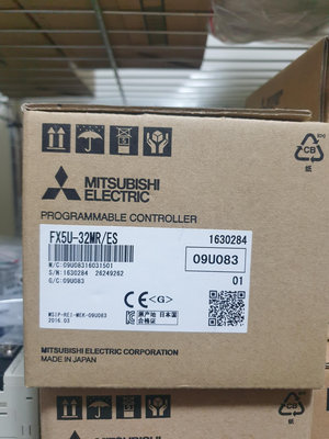 三菱 PLC FX5U-32MR/ES 盒裝新品