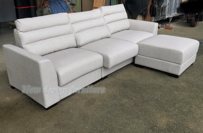 【N D Furniture】台南在地家具-促銷款布紋沙發滑軌沙發/乳膠皮沙發/L型沙發/kitty(剩綠色)