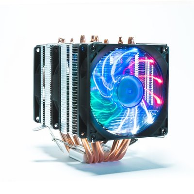 現貨熱銷-6熱管CPU散熱器靜音1151AMD風冷X79X99水冷臺式機電腦CPU風扇2011
