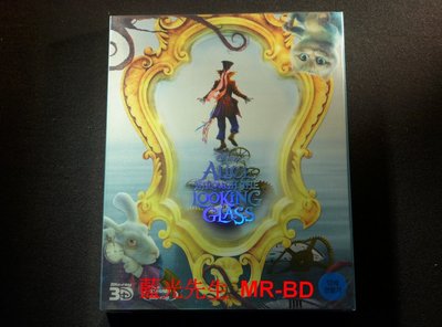 [3D藍光BD] - 魔境夢遊：時光怪客 Alice - Looking Glass 3D+2D 限量雙碟鐵盒版