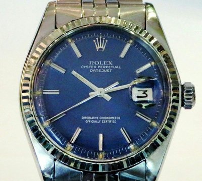 ROLEX 勞力士稀有藍面錶款1601
