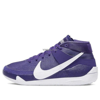 【正品】Nike Zoom KD13 白紫運動休閒籃球鞋CW4115-501 男鞋[上井正品折扣店]