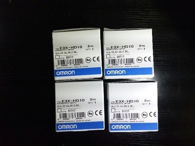 ㊣~中盤小六~㊣全新omron智慧型光纖放大器E3X-HD10 2m
