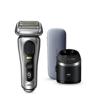 日本代購 德國百靈 新9PRO+ 9577cc  9576cc 電動刮鬍刀 旅行充電盒 6in1自動清洗座 國際電壓預購