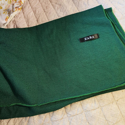ZARA 綠色圍巾