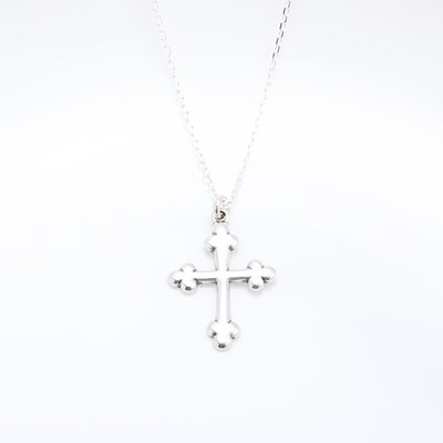 花蕾十字架 (大) Budded Cross クロス s925 純銀 項鍊 情人節