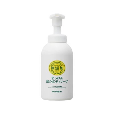 【易油網】日本MIYOSHI無添加泡沫沐浴乳#01544 500ml 敏感性皮膚 嬰兒香皂 慕斯 泡沫