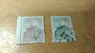 【懷舊郵票】B9-1(49年起) 常087 2版金門莒光樓（舊票）－1枚～郵寄／超商／台北中華南海路口可面交