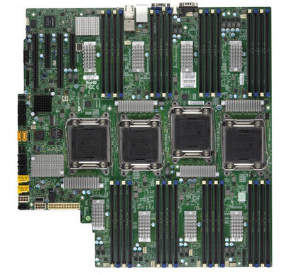 超微 SuperMicro X10QBL-4 伺服器主板 4路 E7 V3V4 C602J