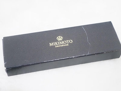 W042 Mikimoto 日本製 萬用手冊用全鋼原子筆(有珍珠與美麗金色蝴蝶結)(9成新)