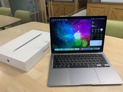 台中 2020年 MacBook Air 13吋 M1 8G 256G 太空灰 灰色蘋果電腦 97次