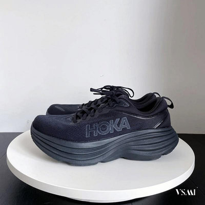 HOKA ONE ONE Bondi 8 戶外 緩震 登山鞋 增高 慢跑鞋 黑 1123202BBLC