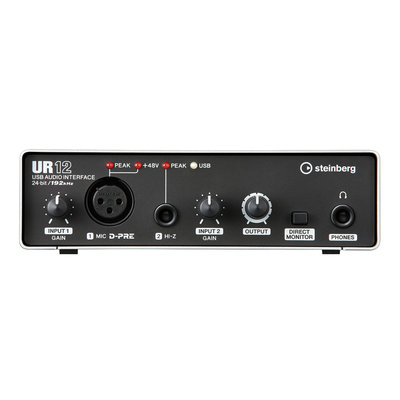 Steinberg UR12 USB 電腦錄音介面 192K高品質 UR-12/YAMAHA 總代理