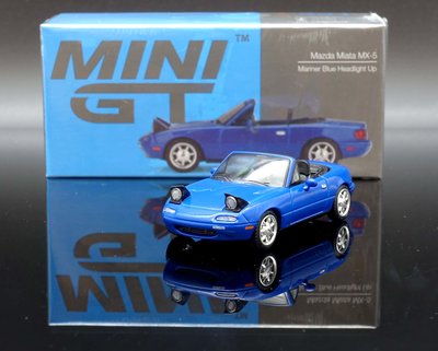 【MASH】現貨特價 Mini GT 1/64 Mazda Miata MX-5 (NA) Blue左 #331