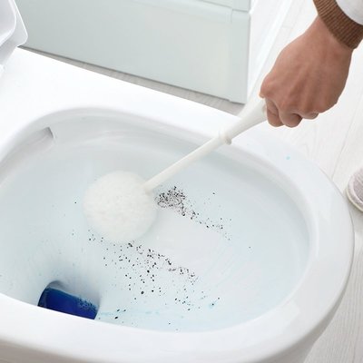 下殺-馬桶刷日本進口sanko圓頭軟毛刷馬桶刷衛生間清潔刷廁所長柄潔廁刷子