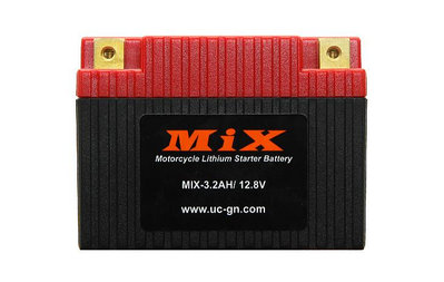 {板橋侑新車業}MIX 鋰鐵電池 3.2 AH 適用499cc 以下車種
