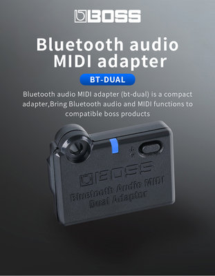 造韻樂器音響- JU-MUSIC - BOSS BT-DUAL Bluetooth 藍芽 CubeStreet 擴充用