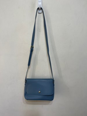 「 二手包 」 Legato Largo 皮革斜背包（藍）166