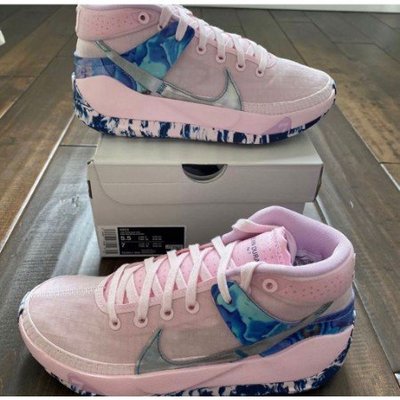 全新Nike KD13 “Aunt Paerl” EP 乳腺癌 粉色 DC0012 600
