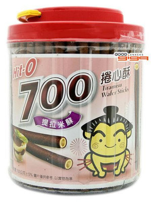【吉嘉食品】Hit-O 700捲心酥(提拉米蘇口味) 每罐700公克±5%,產地印尼 [#1]