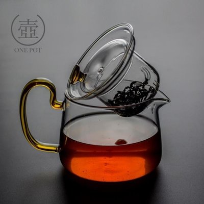 熱賣中 玻璃茶壺加厚耐高溫透明過濾可加熱煮茶器公杯家用泡茶壺功夫茶具