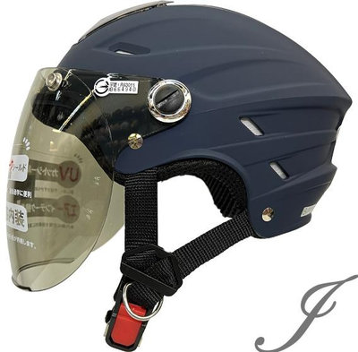 《JAP》GP5 021 消光藍 圓弧鏡 全可拆 超透氣 半罩式 安全帽