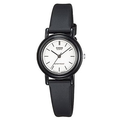【CASIO 專賣店】LQ-139BMV-7E 採用黑色系樹脂錶帶設計，錶面設計簡單且直覺易讀，兼具外型與實用