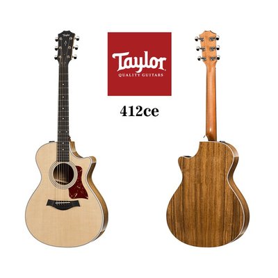 小叮噹的店 - Taylor 412ce 雲杉木 面單 電木吉他 4系 泰勒吉他 附原廠硬盒