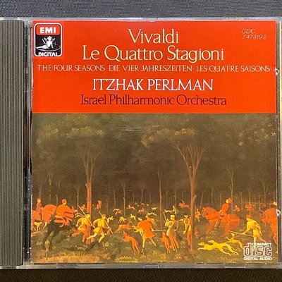 企鵝三星/Vivaldi韋瓦第- 「四季」小提琴協奏曲 Perlman帕爾曼/小提琴 舊版1991年德國Sonopress版無ifpi