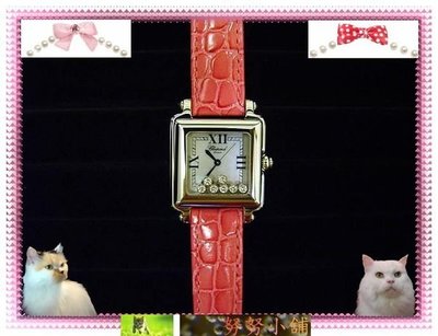 ☆努努小舖☆【真品】Chopard 蕭邦 Happy Diamonds鑽錶!【方型系列大款!7顆快樂鑽!】