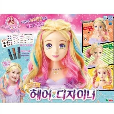 可超取🇰🇷韓國境內版 珠珠的秘密 娃娃 人偶 染髮 美髮 假髮 設計 DIY 玩具遊戲組 家家酒