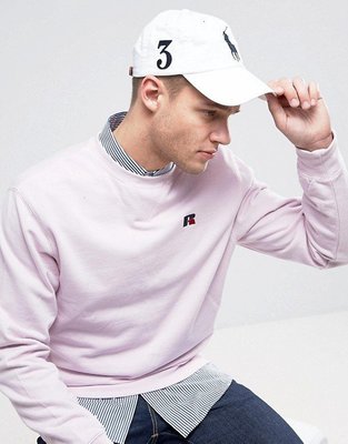 【Polo Ralph Lauren】成人版 棒球帽 遮陽帽 鴨舌帽 高爾夫球帽 素面數字3大馬Logo 白色