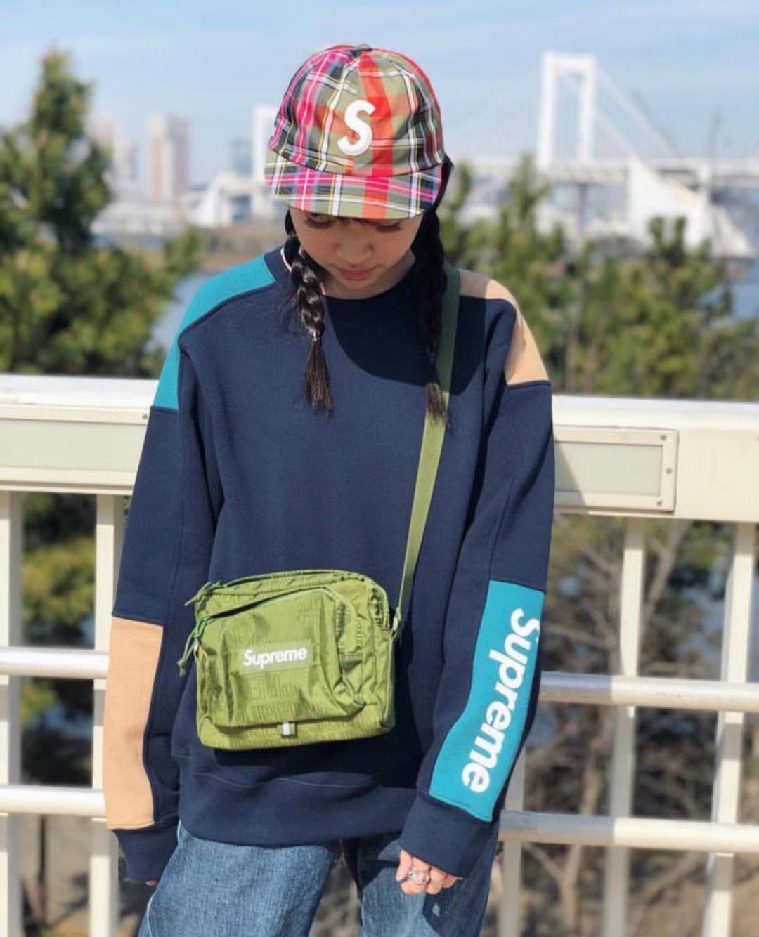 supreme 19ss backpack olive