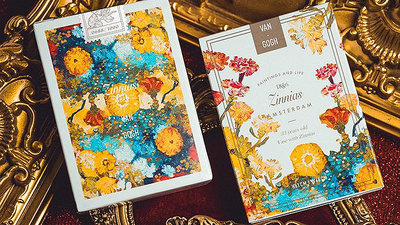 梵谷撲克牌 百日菊撲克牌 百日草撲克牌 fVan Gogh Zinnias Playing Cards